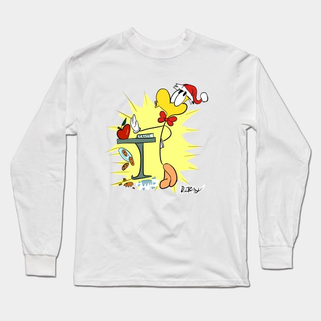 Cookies for Santa are Overrated Long Sleeve T-Shirt by D.J. Berry